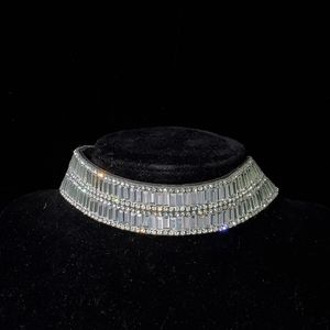 Vintage retro gemstone choker